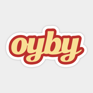 Oyby Simple Logo Sticker